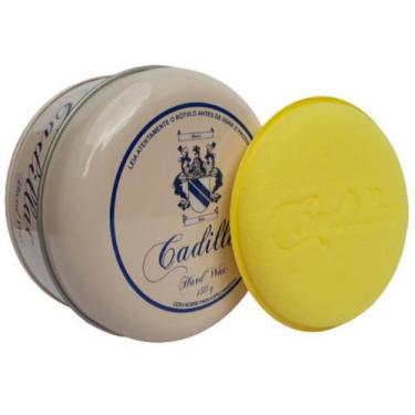 Imagem de Cera de carnauba Cadillac Hard branca brilho Original 150g