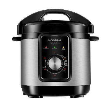 Imagem de Panela de Pressão Elétrica Mondial, Pratic Cook 3L, 220V, Preto, 3L, 7