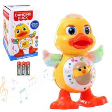 Imagem de Pato Dançante Brinquedo Musical Dança Anda Mexe Luz E Som - Baby Land