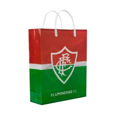 Imagem de Sacola De Presentes Cores Time 33x9x27cm - Fluminense - Mileno