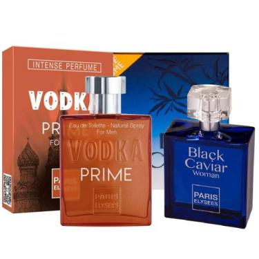 Imagem de Kit Vodka Prime e Black Caviar Woman - Paris Elysees