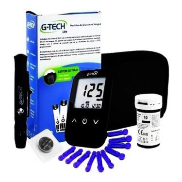 Imagem de Medidor De Glicose Digital Kit Completo Para Medir Diabetes Lite - G-T