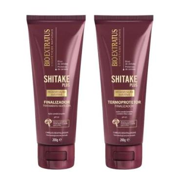 Imagem de Kit Shitake finalização 1 Finalizador termoprotetor 200ml 1 Finalizado