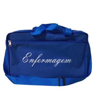 Imagem de Bolsa para enfermagem com alça de mão e ombro cor azul - Medclar
