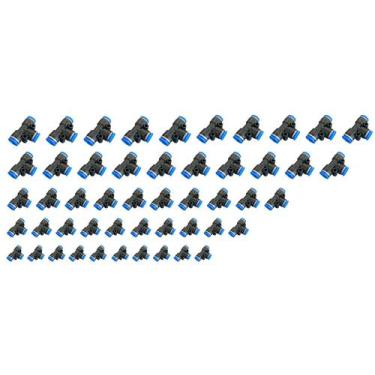 Imagem de Kit Conexão Pneumatica Tee Engate Rapido Pu 4 6 8 10 12 mm - TOP-AR