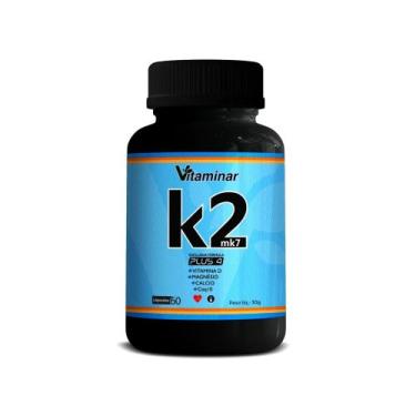 Imagem de Vitamina K2 - Coq10- Vit D - Cálcio - K2 Vitaminar 60 Caps