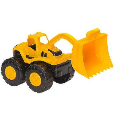 Imagem de Brinquedo Trator Tractor Collection Carregadeira Escavadeira - Bs Toys