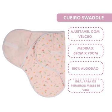 Imagem de Saco porta bebê grande swaddle ajustável-algodão-enxoval - CHARMINHO D