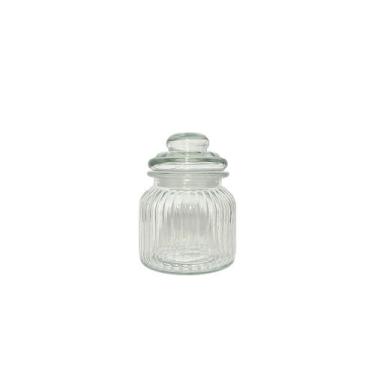 Imagem de Pote Redondo Com Tampa Decorativo Porta Alimentos Condimentos 650ml Do