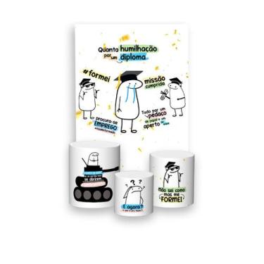 Imagem de Painel De Festa Vertical 1,50 x 2,20 + Trio De Capas Cilindro - Flork 