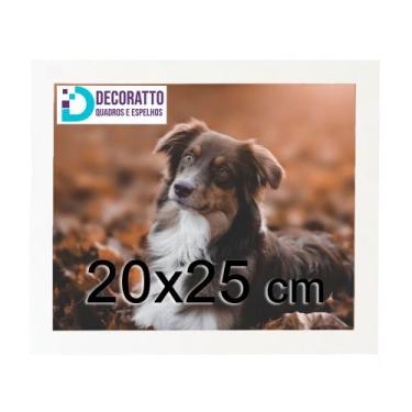 Imagem de Porta Retrato C/vidro 20x25 Moldura Branca Para fotos e decorações. - 