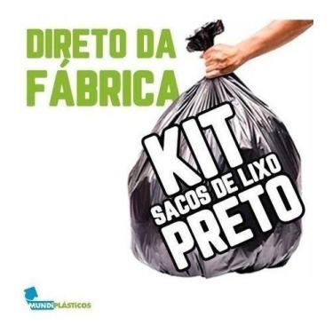 Imagem de Kit Saco Lixo 200lts Reforçadíssimo + 100lts Super Reforçado - HIGIPAC