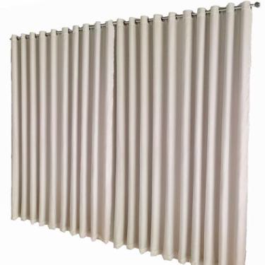 Imagem de cortina blackout Celina quarto de janela 5,50 x 2,70 cinza - Bravin Co