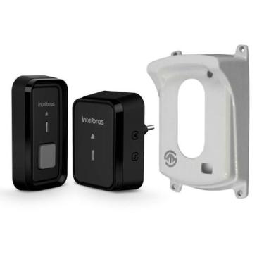 Imagem de Campainha sem fio CIB 101 Alcance até 100 metros e Protetor - Intelbra