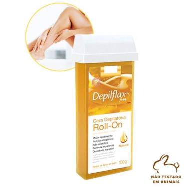 Imagem de Rollon Cera 100g DepilFlax Natural Depilação Roll-on Refil