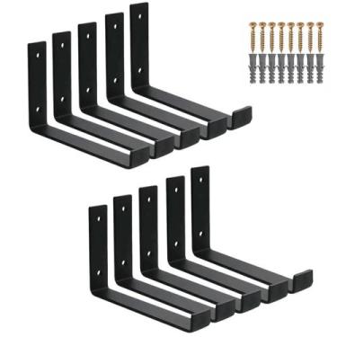 Imagem de Mão Francesa Invertida 10 Peças 30cm Prateleira Industrial - Copar