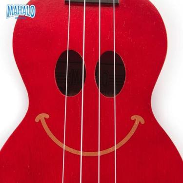 Imagem de Ukulele soprano serie smile - vermelho - MAHALO