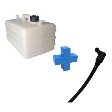 Imagem de Tanque 28 Litros + Pescador Fixo Para Motor Popa Barco Bote - Noster