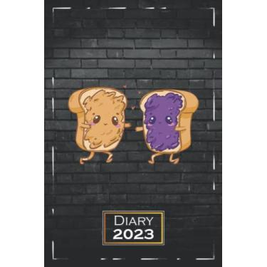 Imagem de Diary 2023: Fun, Motive | A5 (6x9) | One Week on a Double Page | From Monday to Sunday | Weekly Planner | Funny | qb2