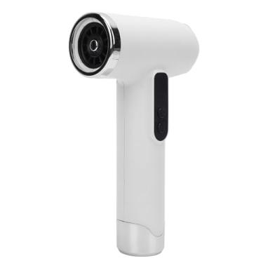 Imagem de Secador de Cabelo Sem Fio, Mini Secador de Cabelo de 100000 RPM, Limpador de Teclado Espanador de Ar Recarregável USB para Limpeza de Eletrônicos, Churrasco (Branco)