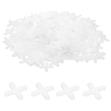 Imagem de HARFINGTON 500 peças espaçadores de azulejo 4 mm plástico rígido cruz azulejos nivelador espaçador instalação clipes de espaçamento de cerâmica para chão de parede