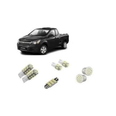 Imagem de Kit Montana Led Chevrolet 7 Lâmpadas Pingo Teto Placa Re - Blue Lion