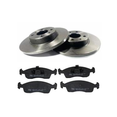 Imagem de PAR DISCO FREIO + PASTILHA DIANTEIRA NOVO UNO PALIO 2012 A 2018 ARGO 2018 A 2021 MOBI 2016 A 2021