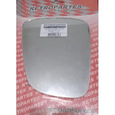 Imagem de Espelho Retrovisor Lado Esquerdo, Compatível com Sandero, Logan 2009-2014, Duster 2011-2014, Sem Base