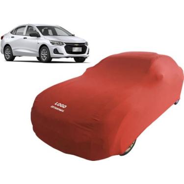 Imagem de Capa Automotiva Para Carro Esportivo Novo Onix Plus Turbo - Mz, Vermel
