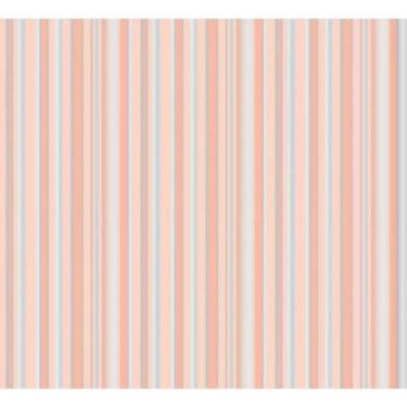 Imagem de Papel De Parede Safari Friends Listrado Rosa Sf6216