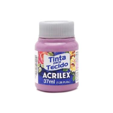 Imagem de Tinta Para Tecido Acrilex Fosca 37ml Escolha a Cor, 638 - FLOR DE MALV