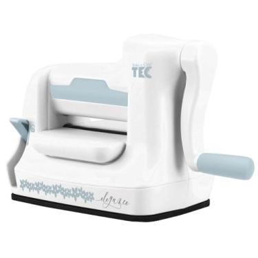 Imagem de Mini Maquina Para Corte e Relevo Elegance Toke e Crie, Azul E Off White