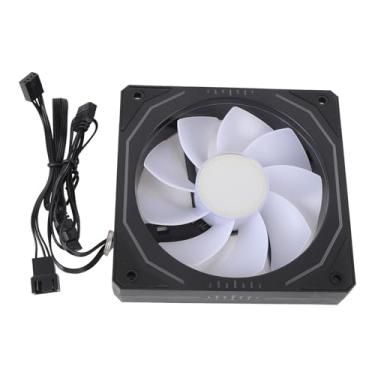 Imagem de Ventilador de Resfriamento de CPU de 3 Pinos, Ventilador de Resfriamento de 120 Mm CPU 9 Blades Argb PWM Control 800 a 1800rpm Fan Cooler LED Light Computer Filer Fan (Lâminas