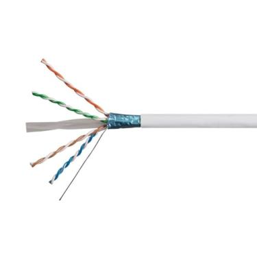 Imagem de Monoprice Cabo Ethernet Cat6A a granel – 150 metros – branco, sólido, 550 Mhz, F/UTP, CMR, classificação Riser, fio de cobre puro e desencapado, 10G, 23AWG, sem logotipo (UL) (TAA)