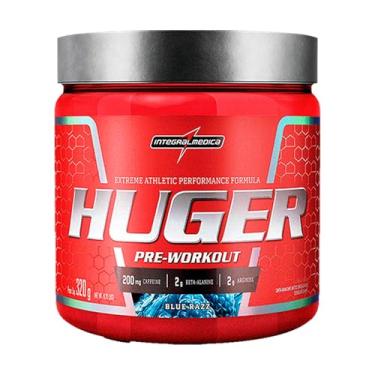 Imagem de Pré-Treino Potente Huger Blue Razz 320g - Energia e Foco Extremos – Integralmedica