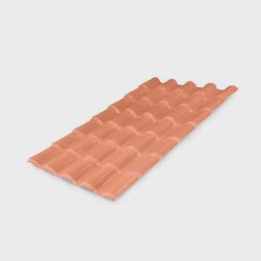 Imagem de Kit com 15 Telhas Pvc Colonial 88x230cm Lux Telhas