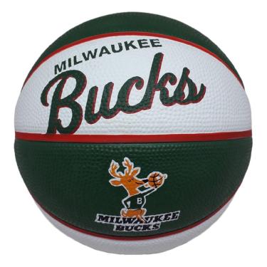 Imagem de Bola Basquete Wilson nba Team Retro Mini - Milwaukee Bucks