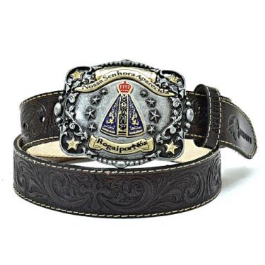 Imagem de Cinto Country Masculino Feminino Estampado Cruz Atrevidus - Atrevidu's