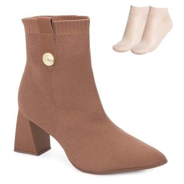 Imagem de Bota Cano Curto Bebecê e Meia Bc25-t43382