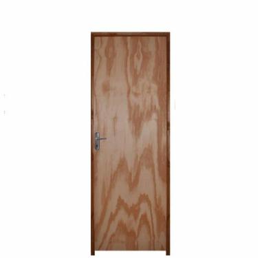 Imagem de Kit Porta Lisa de Madeira Mescla 60 X 2.10 Batente Ecológico 09cm Fech