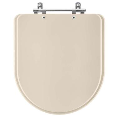 Imagem de Assento Sanitário Laqueado Duomo Plus Amendoa Para Vaso Deca
