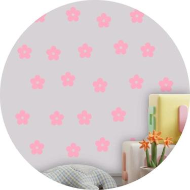 Imagem de Adesivo De Parede Infantil Bebê Flores