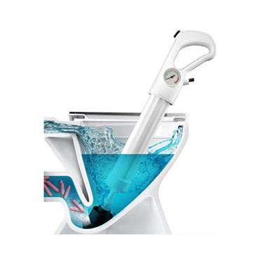 Imagem de Desbloqueador de sanita insuflável, desentupidor de sanita, pia de cozinha, ferramenta de drenagem de esgoto para cozinha, casa de banho, tubo de dragagem, limpador de drenagem de esgoto