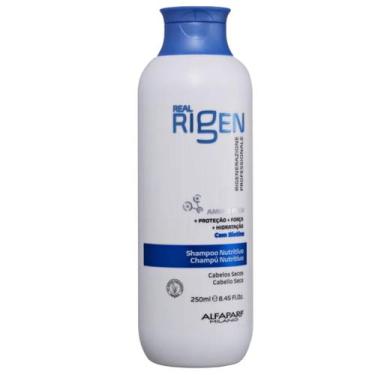 Imagem de Shampoo Nutritivo Real Rigen Alfaparf 250ml Limpa Nutre Regenera e Pro