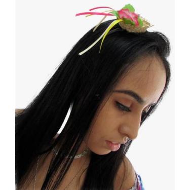 Imagem de Tiara Festa Junina Chapéu de Palha Mini - Fest Island