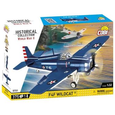 Imagem de COBI F4F Wildcat (5731) - Kit de Modelo de Avião