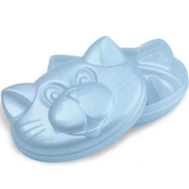 Imagem de Saboneteira baby azul perolada ref.7964 - plastibaby