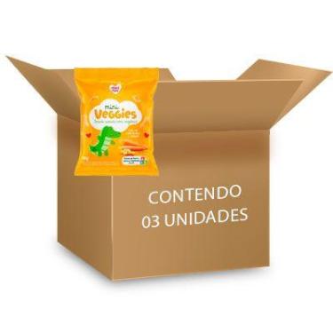 Imagem de Mini veggies snack assado vegetais grão de bico e cenoura zero glúten,