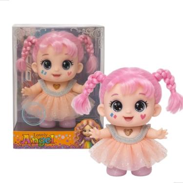 Imagem de Boneca Que Canta e Acende Luz - Musical, Led Colorido, Pilha Inclusa, Presente Infantil (Rosa)