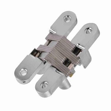 Imagem de Dobradiças Ocultas para Dobradiça Oculta de Porta, Dobradiça Invisível - Dobradiça Antiferrugem de 180 Graus Com Grande Capacidade de Rolamento, 43,7 Mm / 60,4 Mm (94 mm)